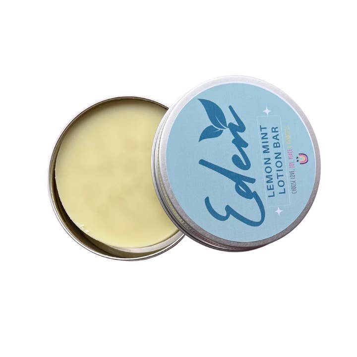 Lotion Bar- Lemon Mint for wholesale by Eden Daily Essentials