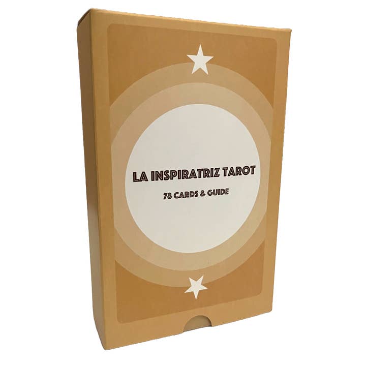 La Inspiratriz Tarotkortlek och guide | 78 kort | Tillverkad i USA för wholesale av Vieux Monde