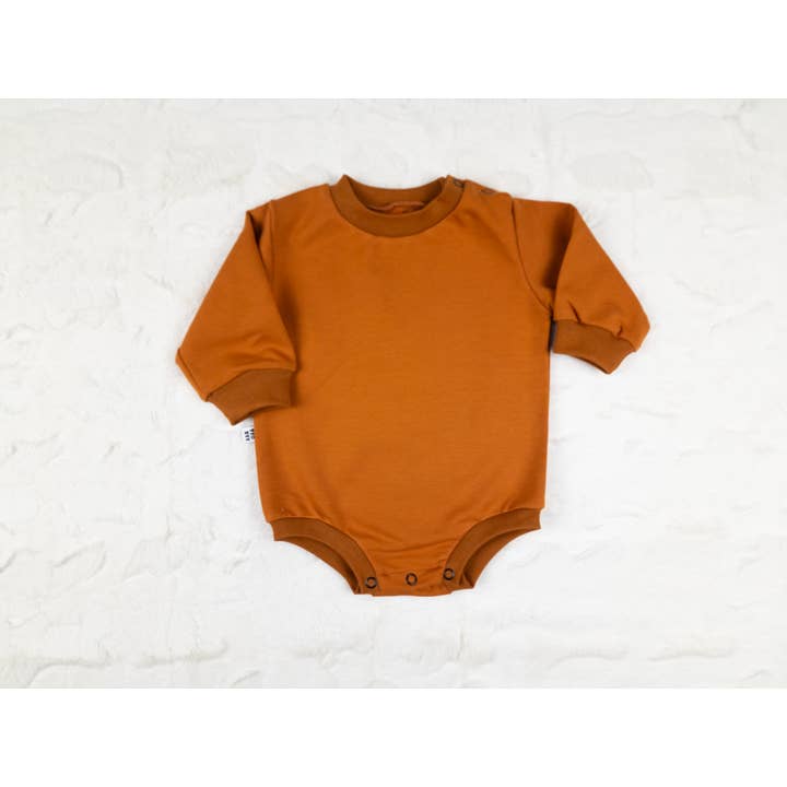 TeoBee - Wholesale Bodysuit (Non-Footed) - Baby - Custom name or text embroidered sweatshirt romper 1