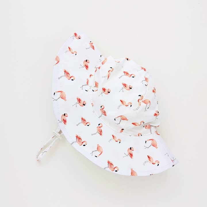 Huggalugs - Wholesale Sun Hat - Baby - Flamingo Sunhat UPF 50+ Baby & Toddler