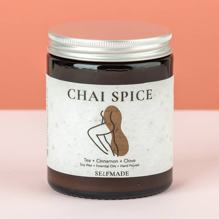 Plantable CHAI Scented Candle - Vegan for wholesale by Selfmade Candle