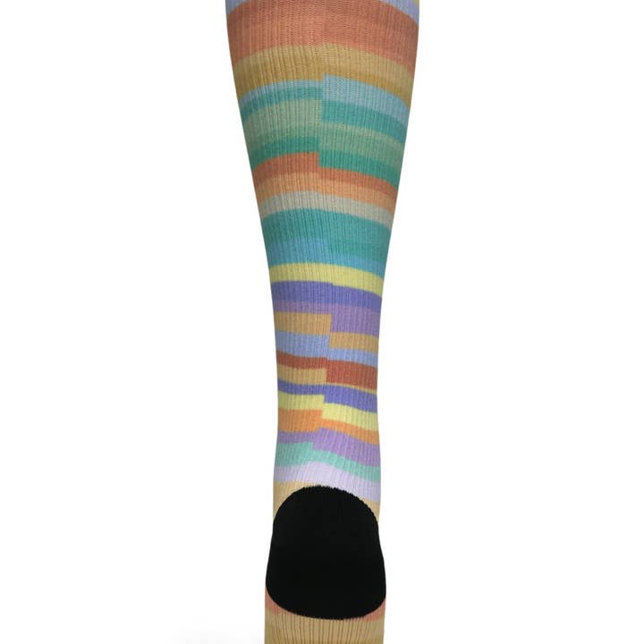 Crazy Compression - Wholesale Socks - Unisex - 360 Spring Stripes OTC Compression Socks (Standard & Extra Wide)7
