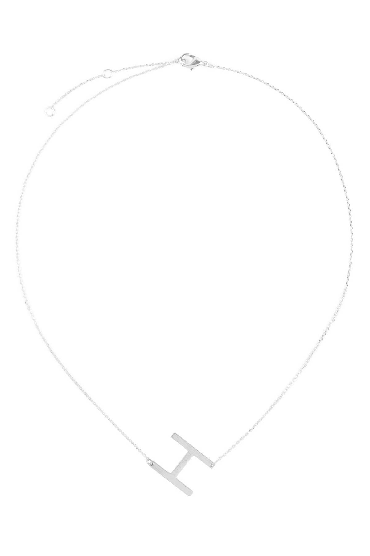 MYS Wholesale Inc - Wholesale Pendant/Charm Necklace - Initial Rough Finish Chain Necklace5