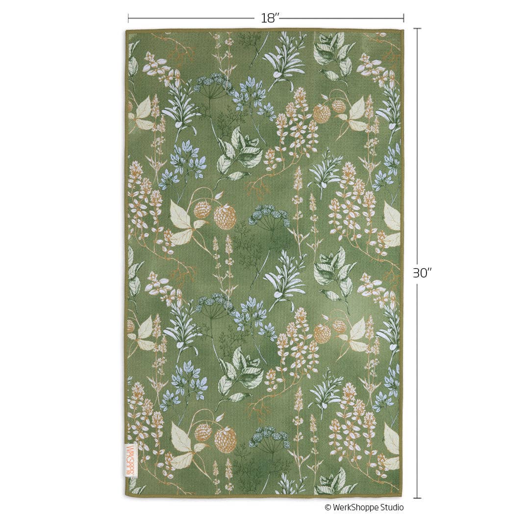 WerkShoppe - Wholesale Tea Towel - Kitchen Herbs Microfiber Kitchen Dish Towel2