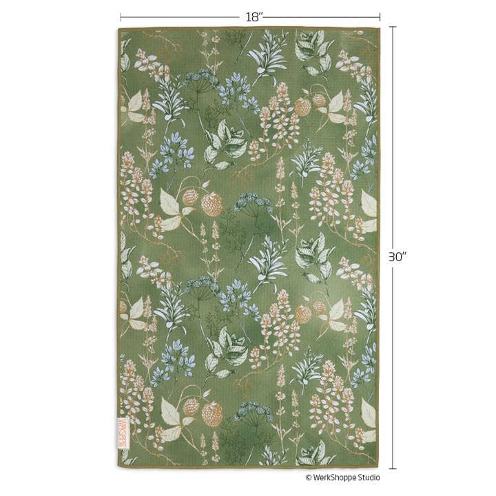 WerkShoppe - Wholesale Tea Towel - Kitchen Herbs Microfiber Kitchen Dish Towel2
