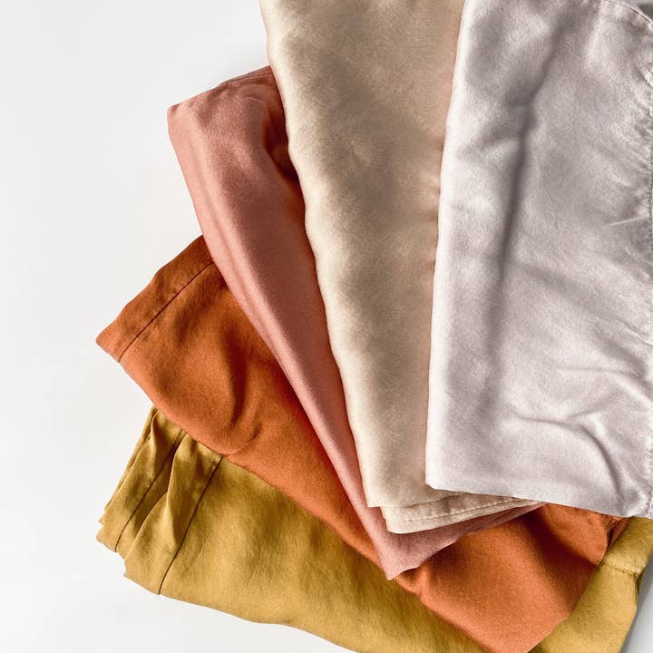 Tono + Co - Wholesale Bedding Pillowcase/Sham - Silk Pillowcase in Rust