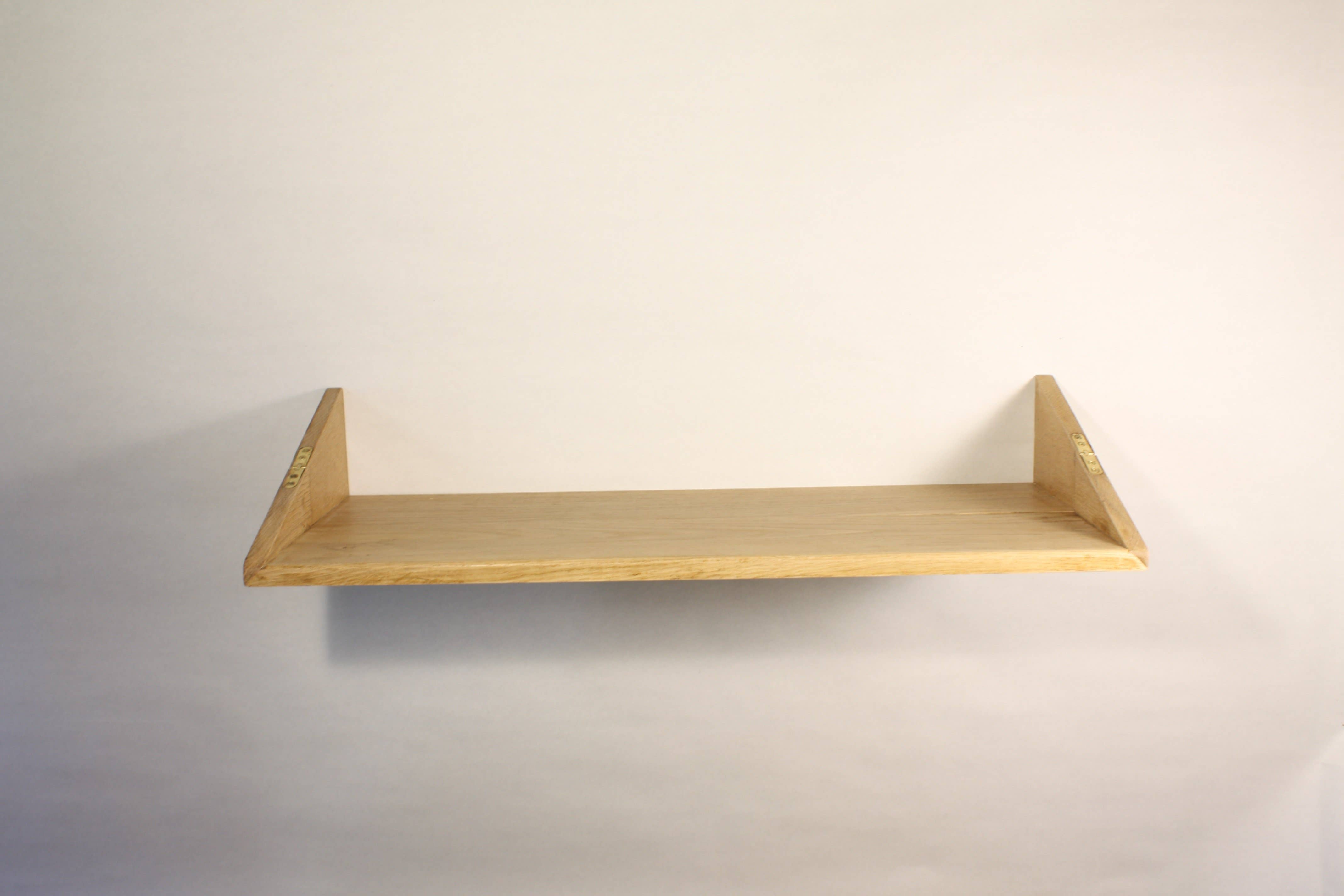 Hammer and Nail Studios - Wholesale Desk Decor - Kids & Baby - White Oak Fold Down Wall Mount Floating Desk3