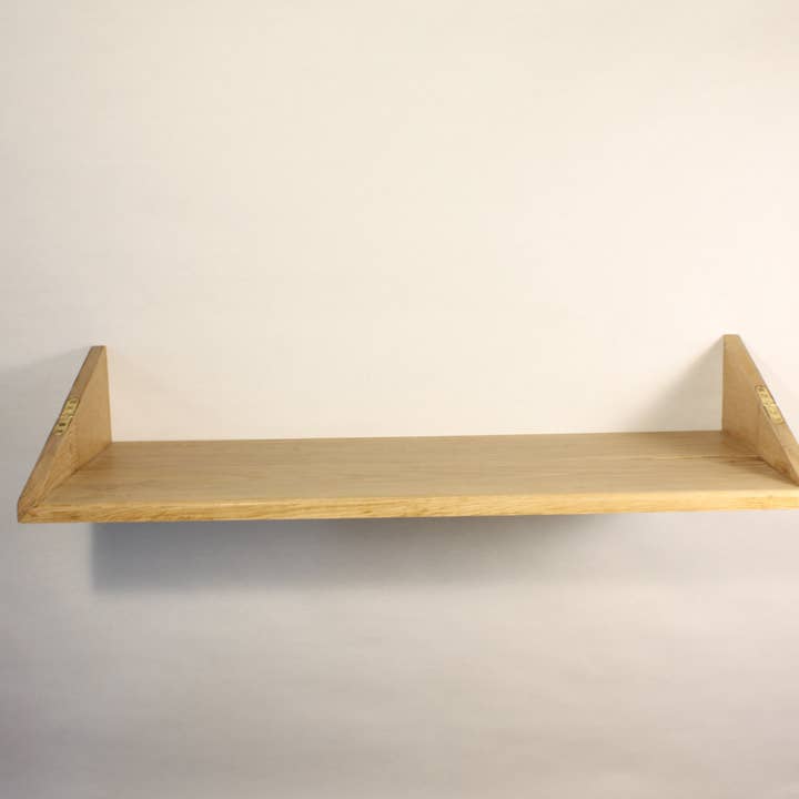 Hammer and Nail Studios - Wholesale Desk Decor - Kids & Baby - White Oak Fold Down Wall Mount Floating Desk3