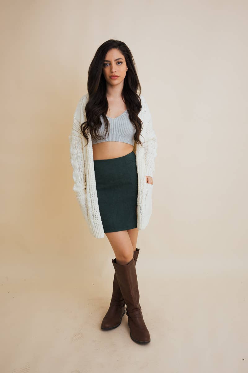 Leto Accessories - Vendita all'ingrosso Cardigan - Donna - Cardigan a maglia intrecciata classica e calda.3