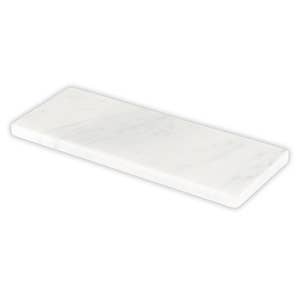 Large Rectangle Lucite Cake Tray with Clear Cover-White Marble or