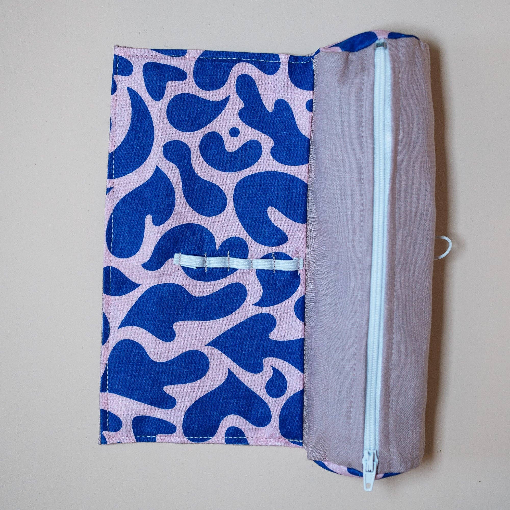 Tochter von Walter – Bolsa/estojo para lápis por atacado – Estojo pequeno rosa e azul para lápis4