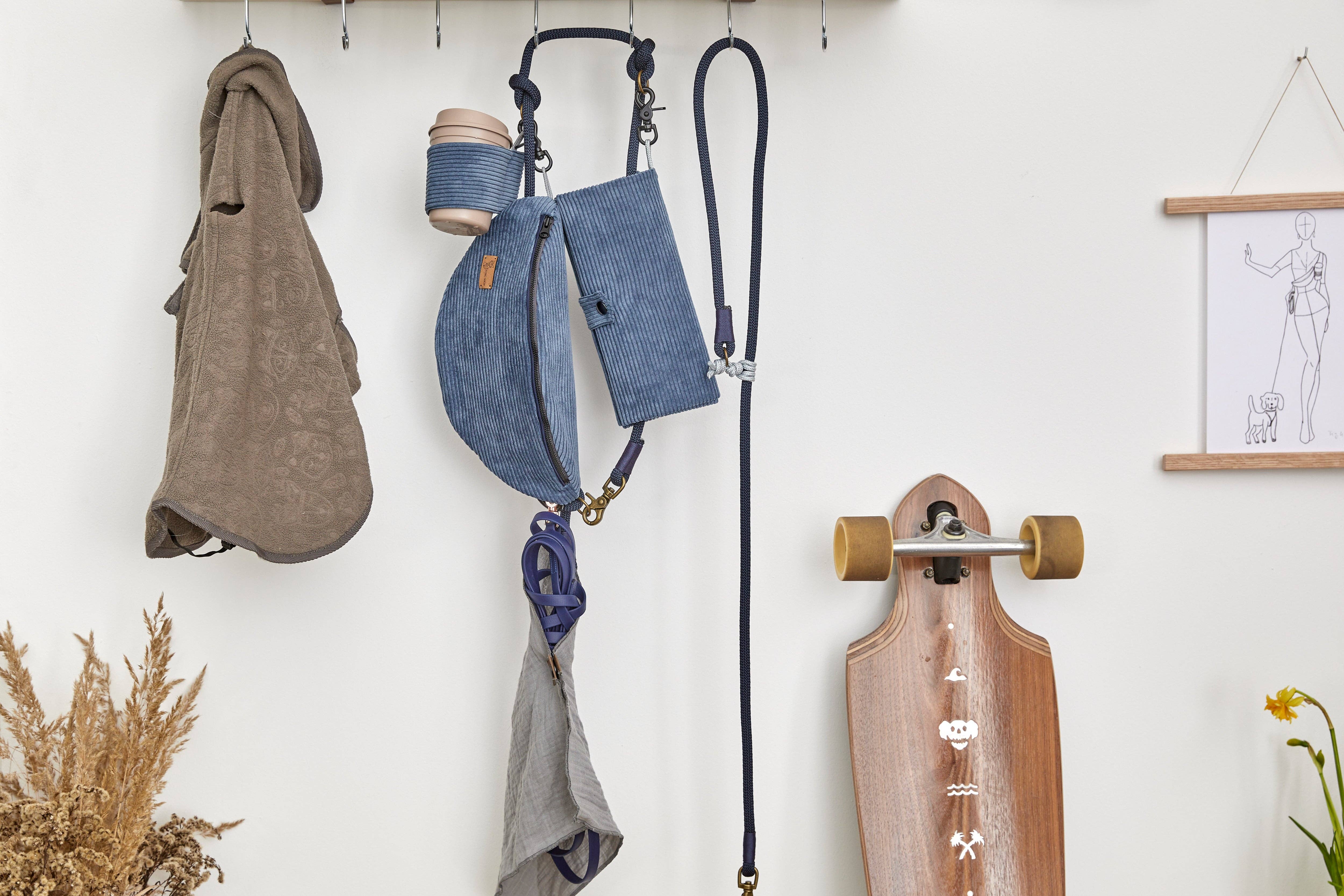 Foxc - Vendita all'ingrosso Guinzaglio - Cani - Foxc borsa per cani Stockholm con guinzaglio click-on2