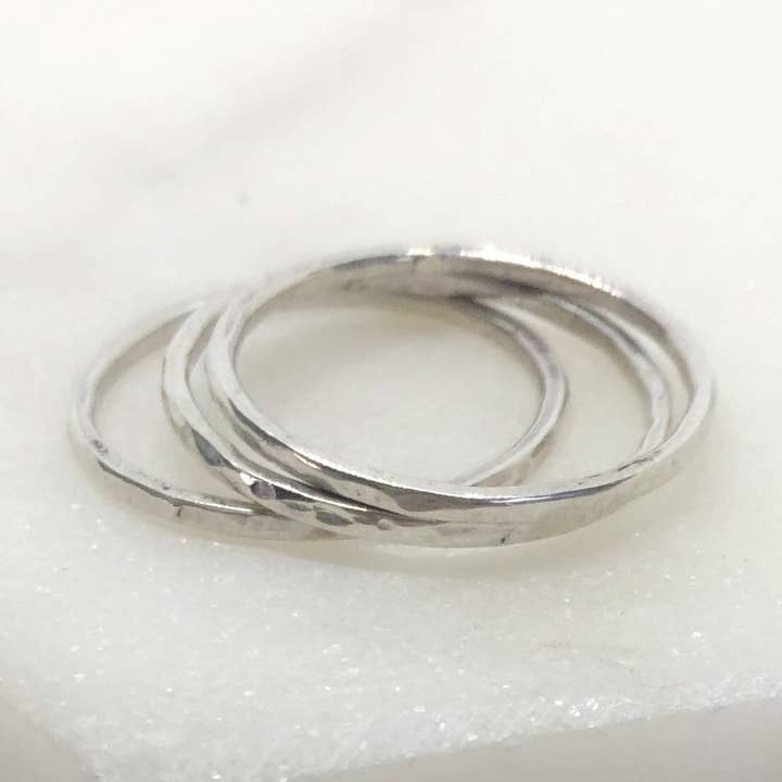 Sierlijke stapelring voor wholesale door The Silversmith NZ