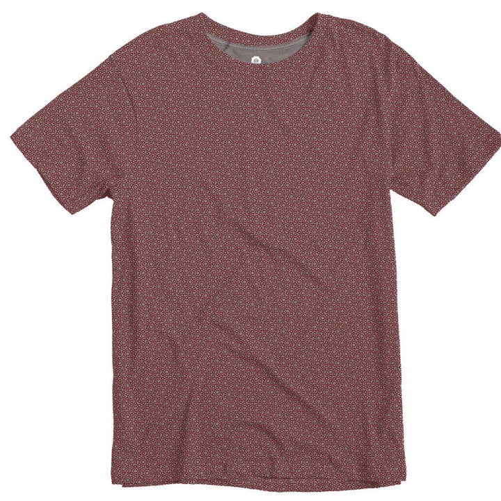 Maglietta Geometrica in Cotone Premium per la vendita all'ingrosso da parte di Queen City Footwear