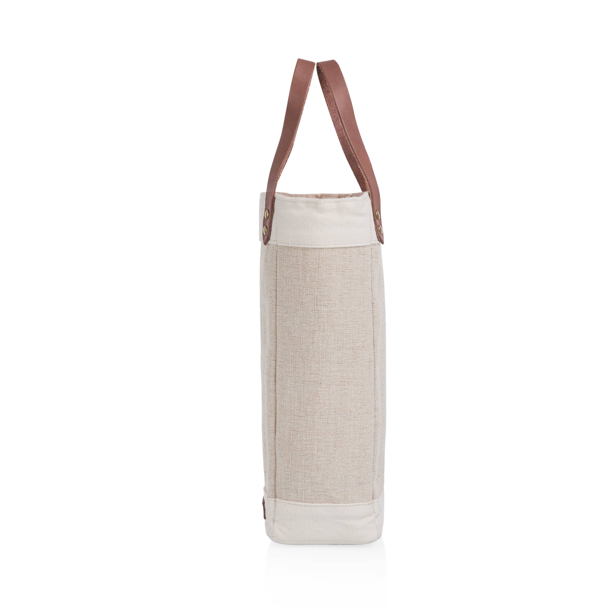 Picnic Time Family of Brands - Wholesale Wine Tote - Pinot Jute Single Bottle Insulated Wine Tote Bag10