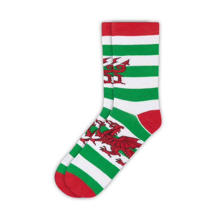 Wales Stripe Sock for wholesale by Stand4 Socks