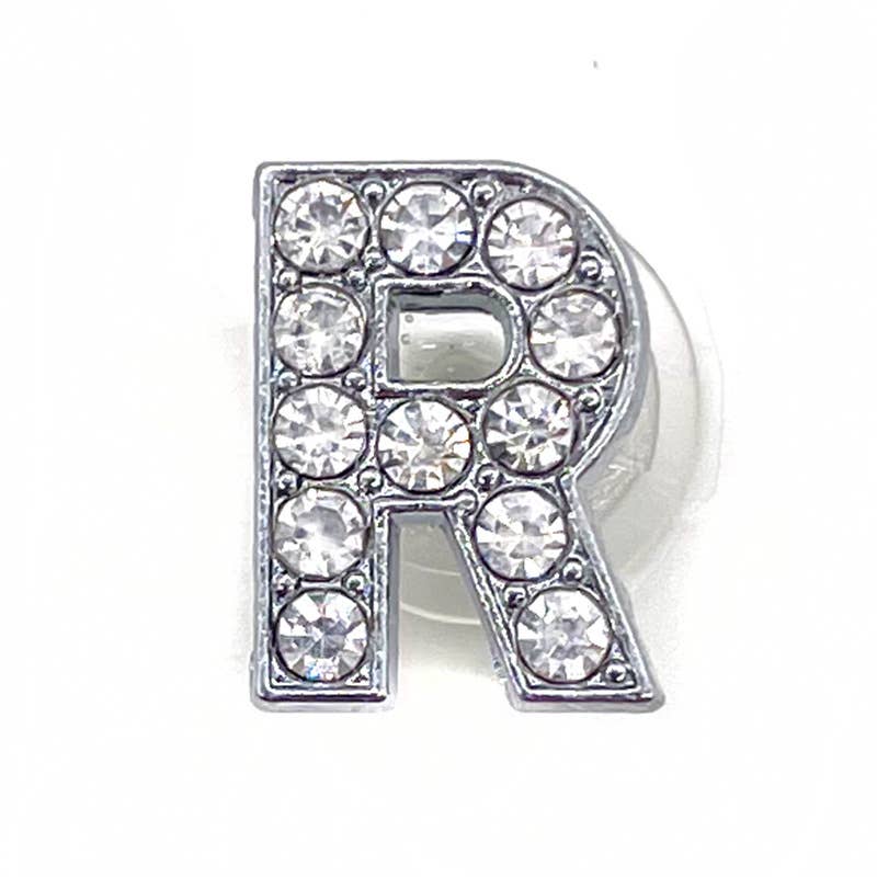 SugarQuoteMeNot LLC - Vente Accessoire pour chaussures - Charms Crocs Lettres Alphabet en Strass Argentés - Lot de 224