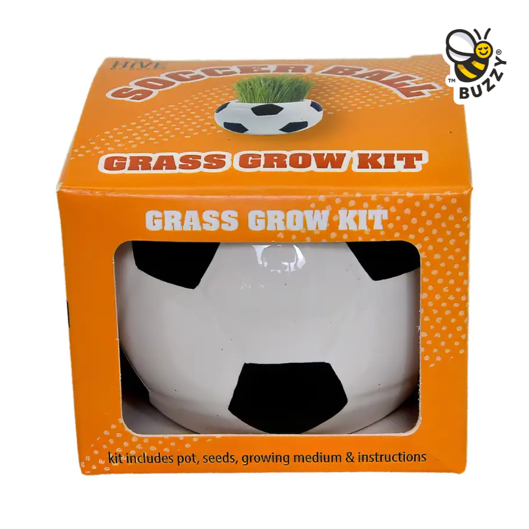 Buzzy Seeds Grow Gifts - Wholesale Plant Seeds - Soccer Grass Grow Kit - CLEARANCE0