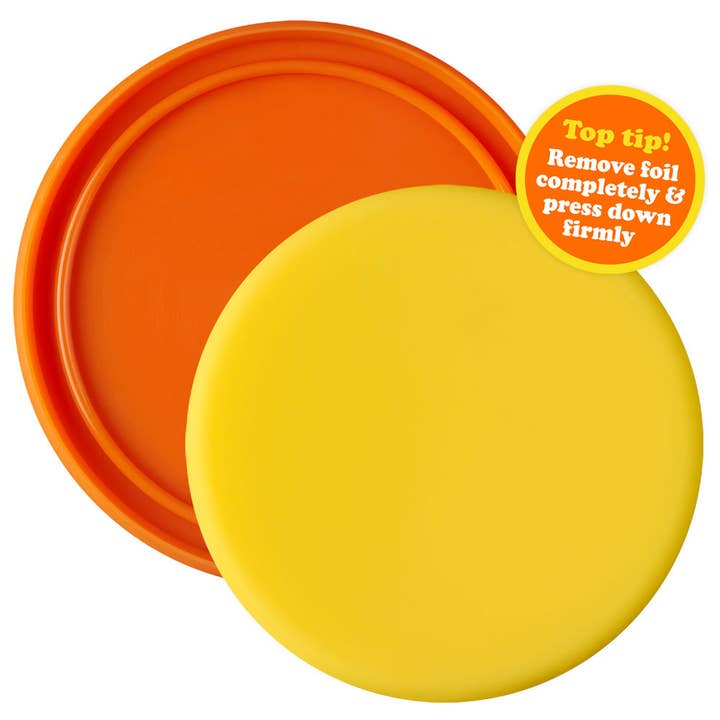 MOOPOPS – wholesale Matlåda – Bright - 2 återanvändbara silikon potttoppar för yoghurt och grädde4