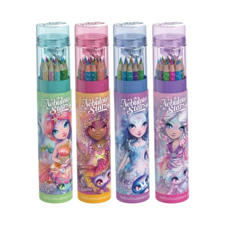 Nebulous Stars Sketch & Color Pencil Tube - Asst (4) for wholesale by Éditions Gladius International