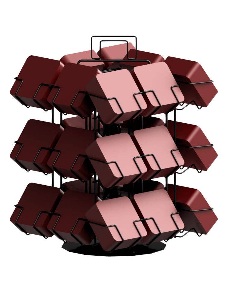 La La Land – wholesale Retailer display stand/case – 24-Pocket Coaster Display Stand0