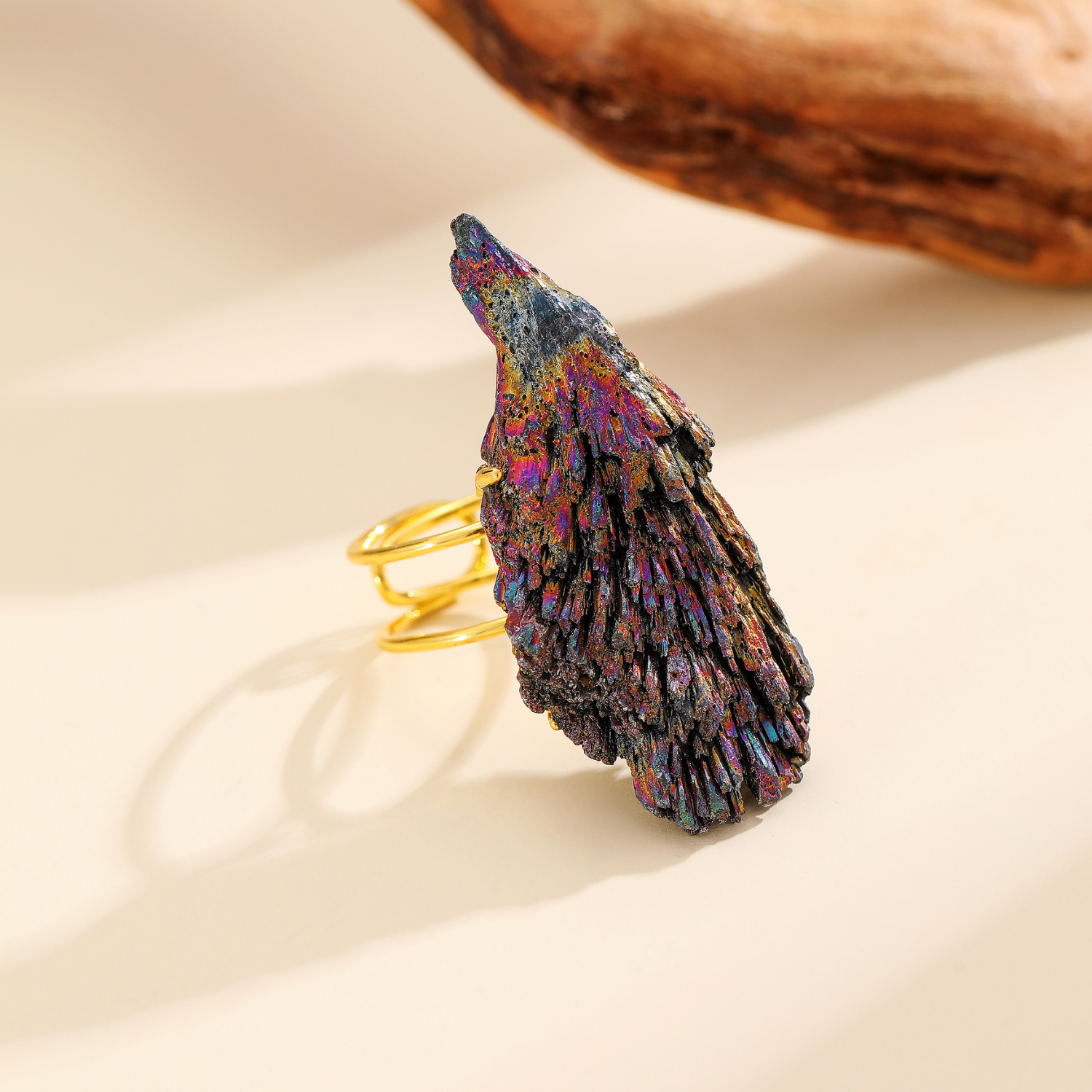 PHOEBE´S - Wholesale Cocktail/gelegenheidsring - Ring met Toermalijn Aura1