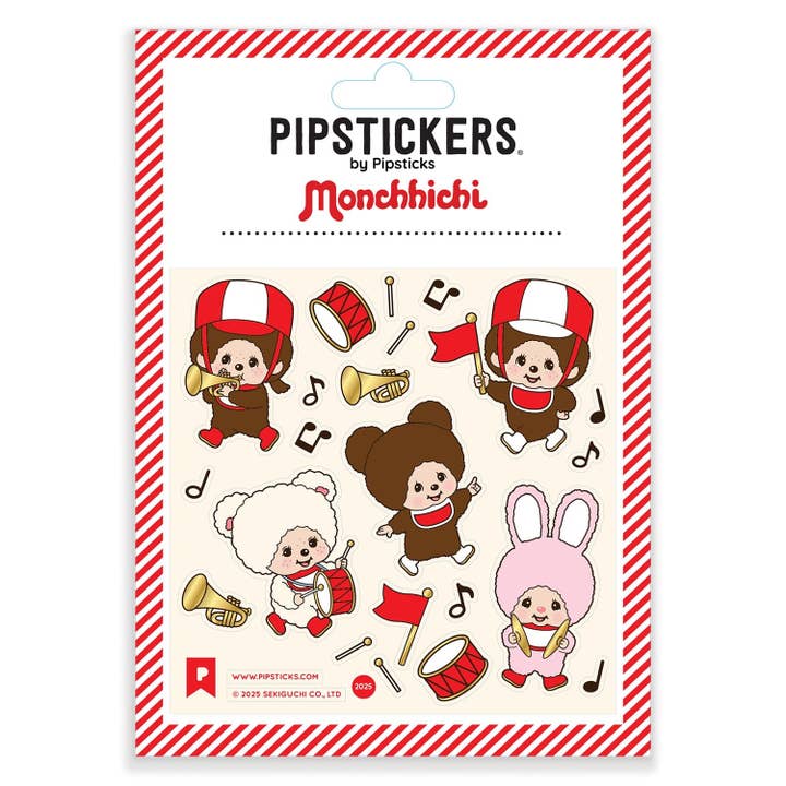 Pipsticks - Wholesale Sticker - Monchhichi Marching Band