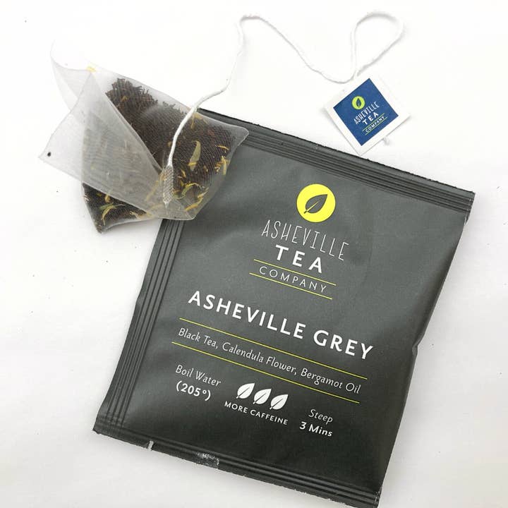 Asheville Grey - Bulk: 50 Wrapped Tea Bags for wholesale by Asheville Tea Company