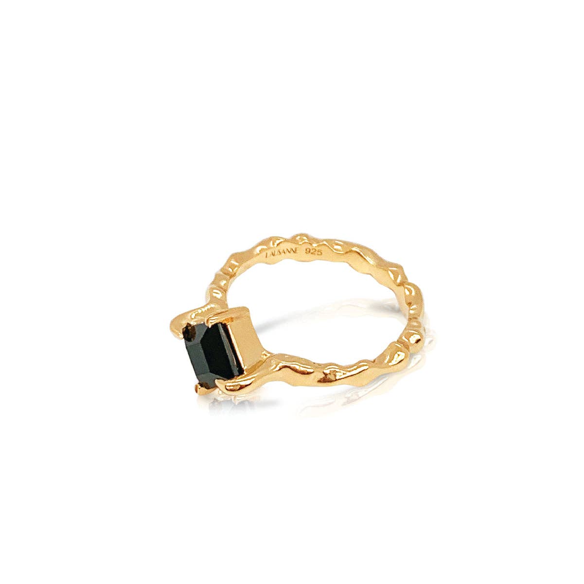 Shop Lausanne - Wholesale Cocktail/Statement Ring - Onyx Stem Ring4