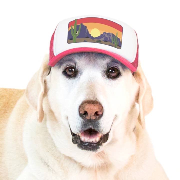 PupLid - Wholesale Pet Hat - Dog - Desert Owl Standard or Namedrop | Trucker Hat for Dogs13