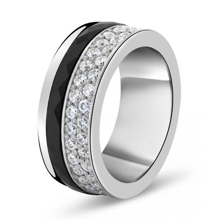 Lola zwarte ring voor wholesale door Enomis