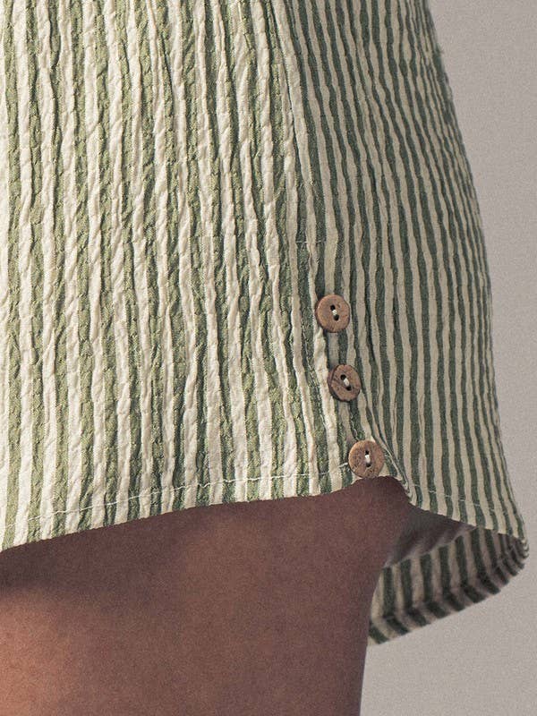 Urban Daizy - Vente Short – femme - Shorts à rayures froissées5