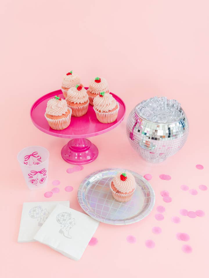 Disco Ball 9" Paper Plates for wholesale by Rock Paper Scissors