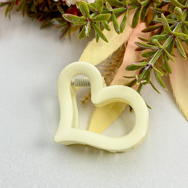 BYREN | ÉLINE L'ATELIER - Vente Ensemble d'accessoires pour cheveux – femme - Mini pince à cheveux cœur 5cm YH405