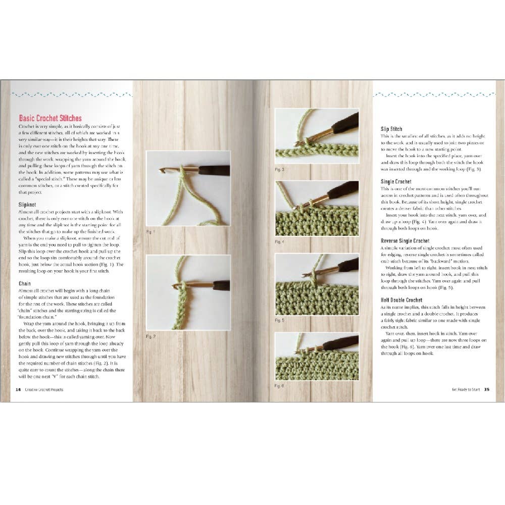 Wellspring - Vendita all'ingrosso Artigianato, hobby e fai da te - Libro di attività - Creative Crochet2