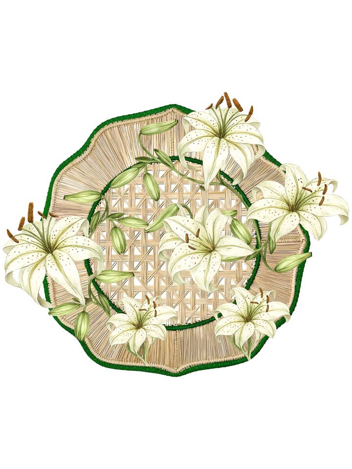 Lilly Spill-Proof Placemats (set of 6) for wholesale by Sobre Meza