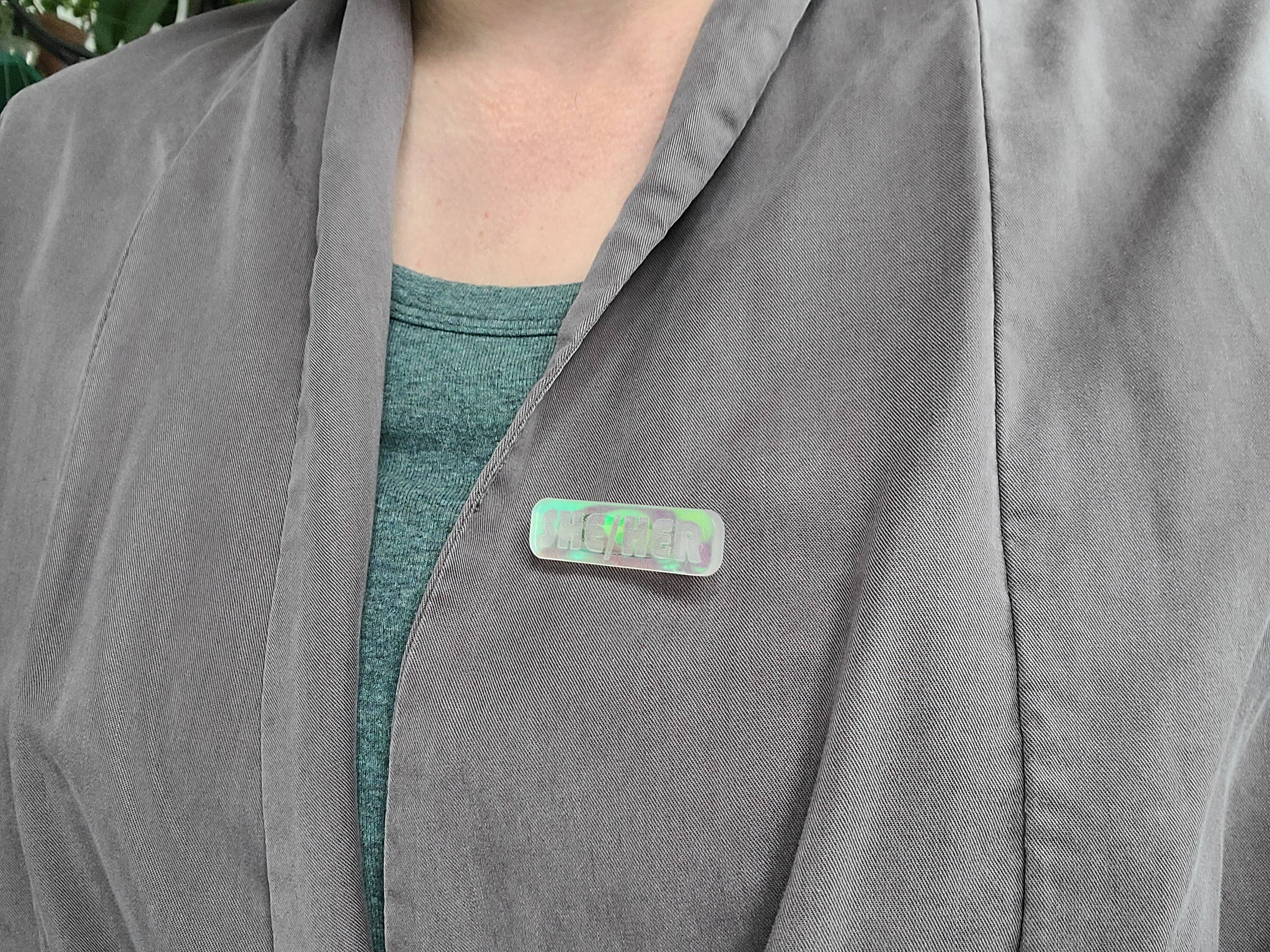 Design WhatHaveYou - Wholesale Lapel Pin/Button - Laser Cut Acrylic pronoun pins4