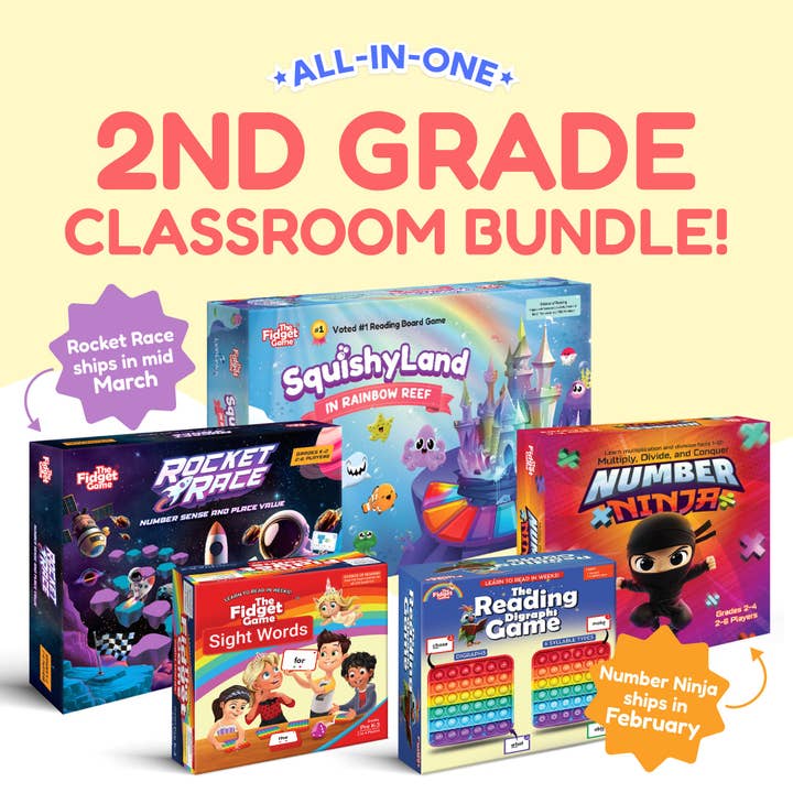 2nd Grade Classroom Bundle for wholesale by The Fidget Game