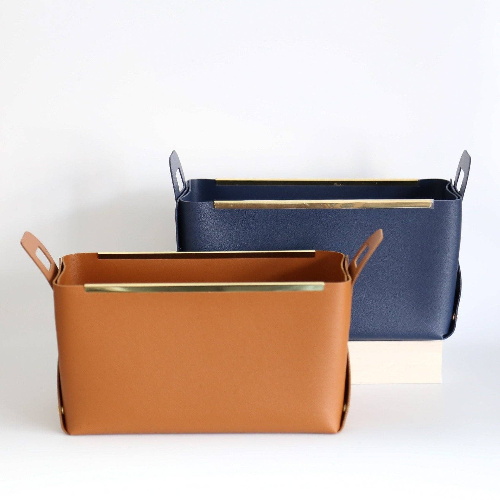 Zora Botanica - Wholesale Storage Bin - Storage Basket with Metal Edge3