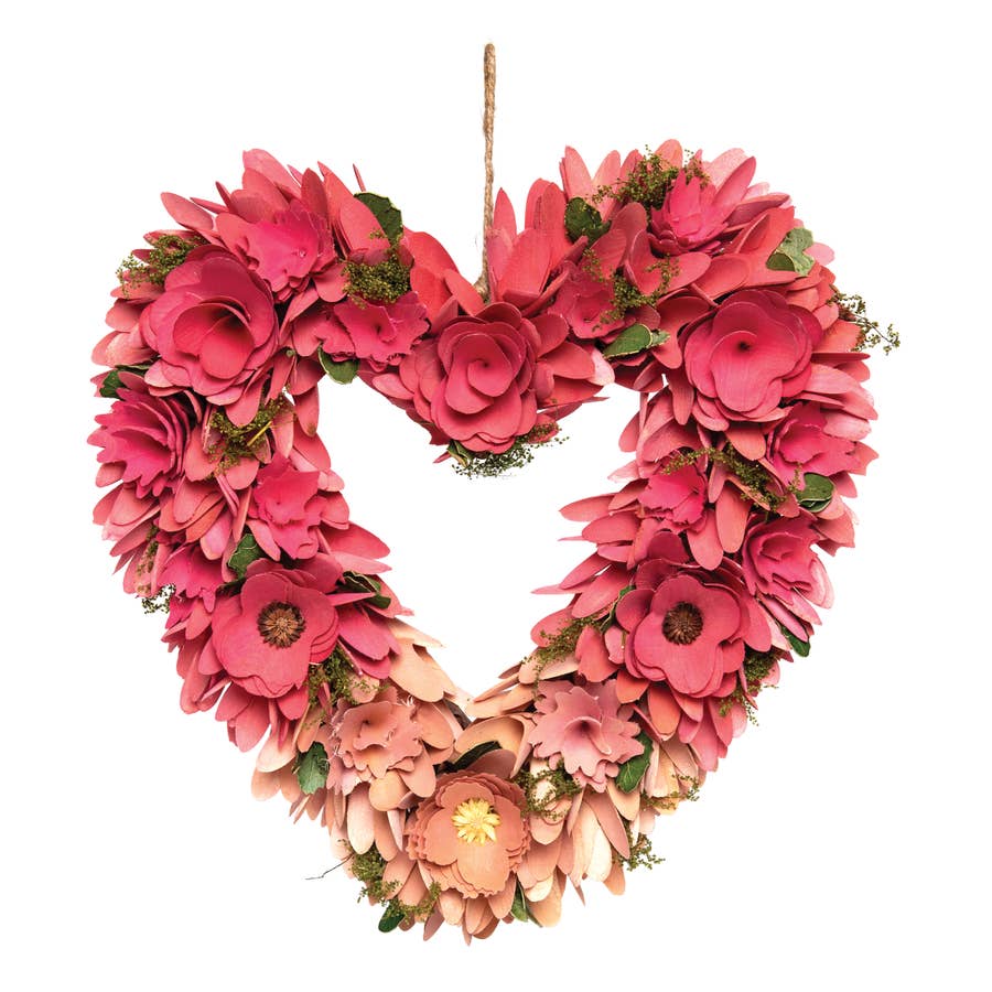 Products :: Valentine's Day Wreath, Heart Shape Wreath