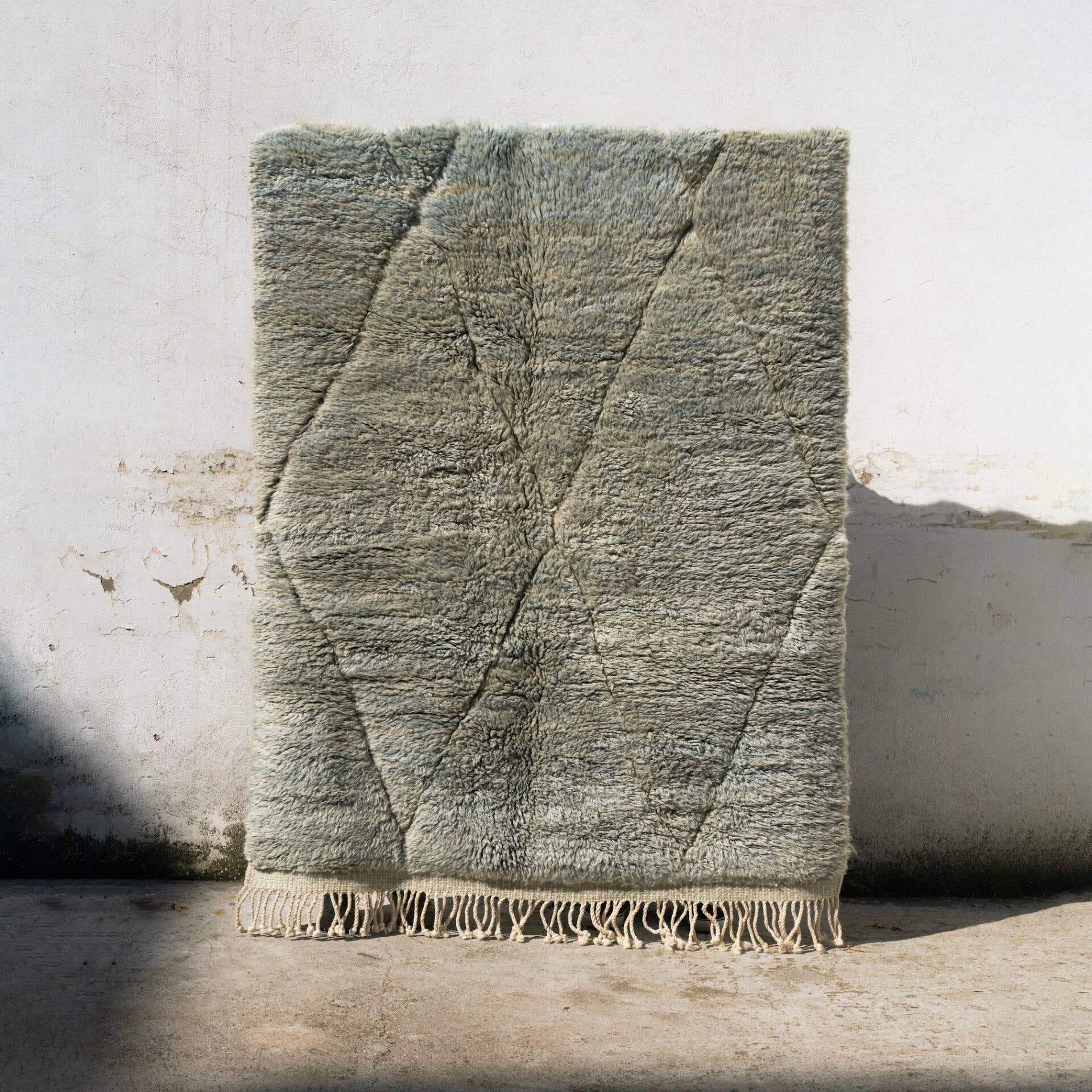 BerberNest - Wholesale Area Rug - Premium Hand tufted Gray Beni Mrirt Moroccan Rug0