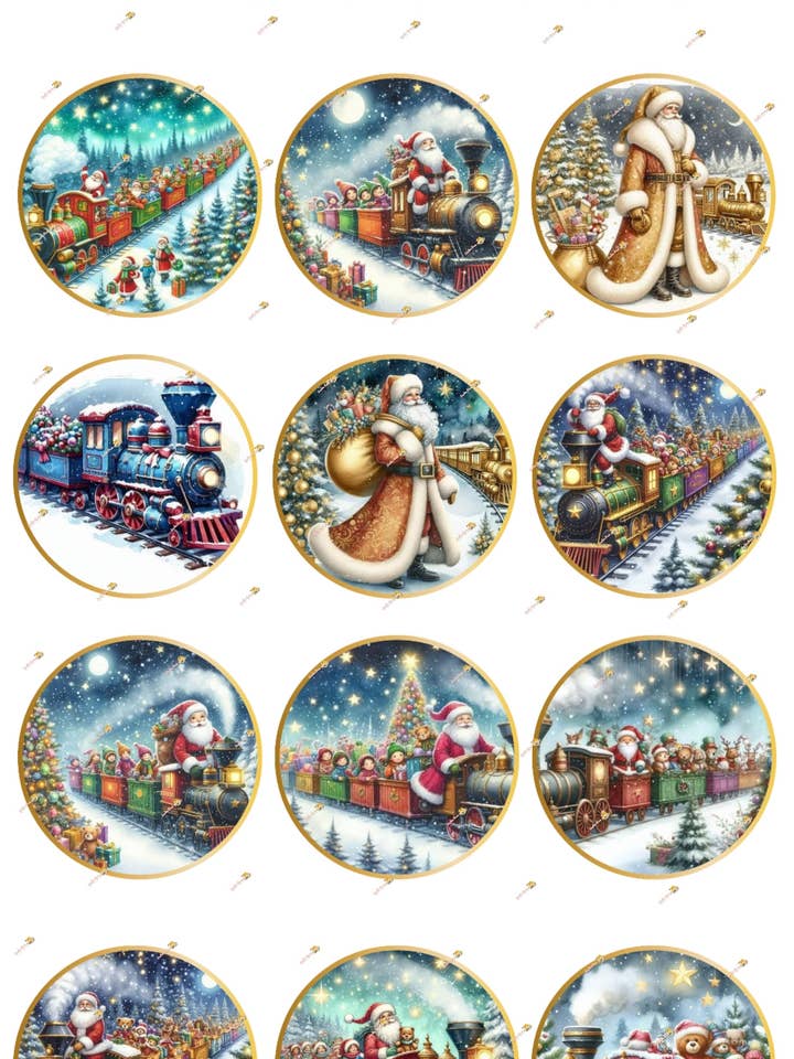 Santa Train Station Collection for wholesale by Sunshine Boxes