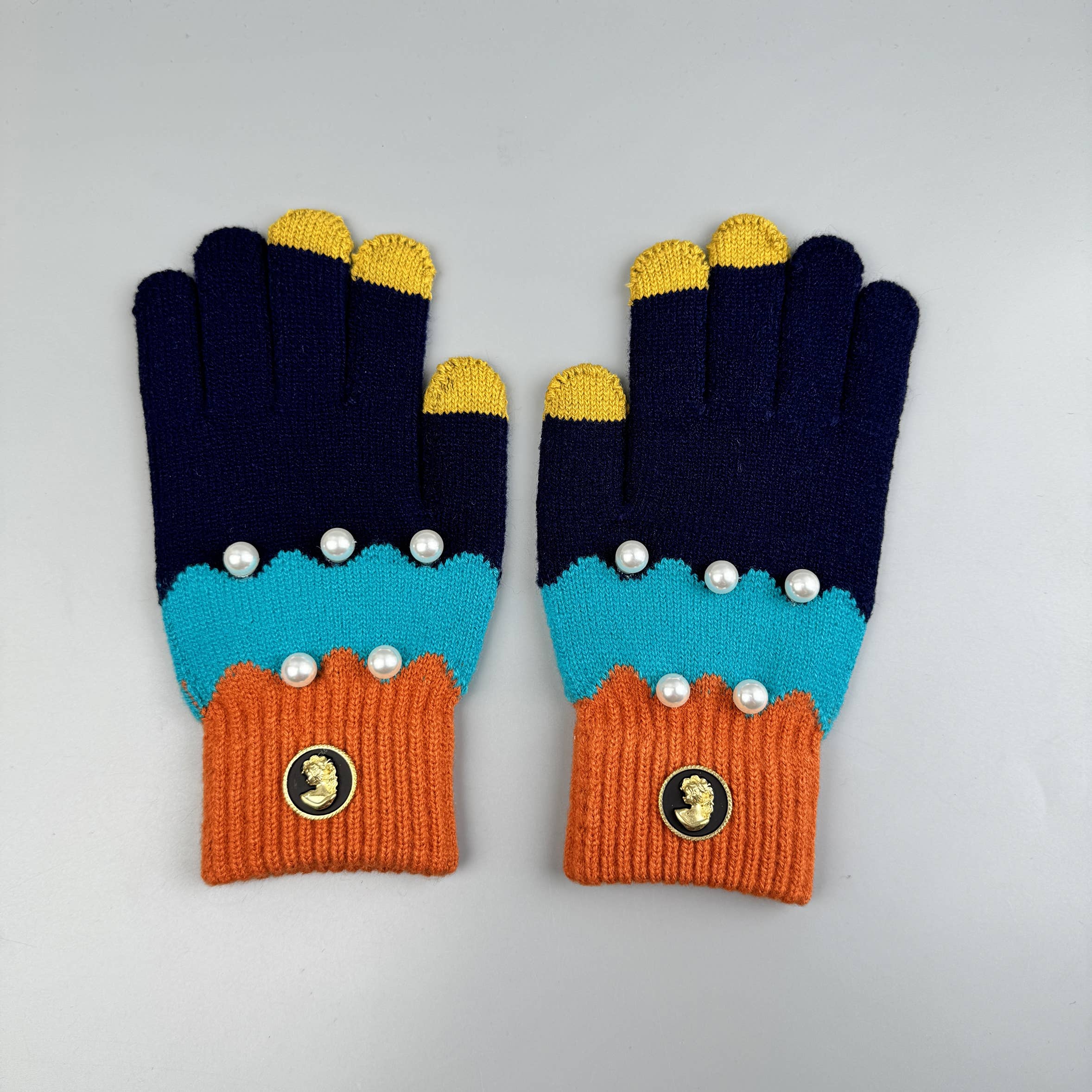 Ole – Großhandel Handschuhe – Damen – Passende Touchscreen-Handschuhe in Perlmuttfarben 8