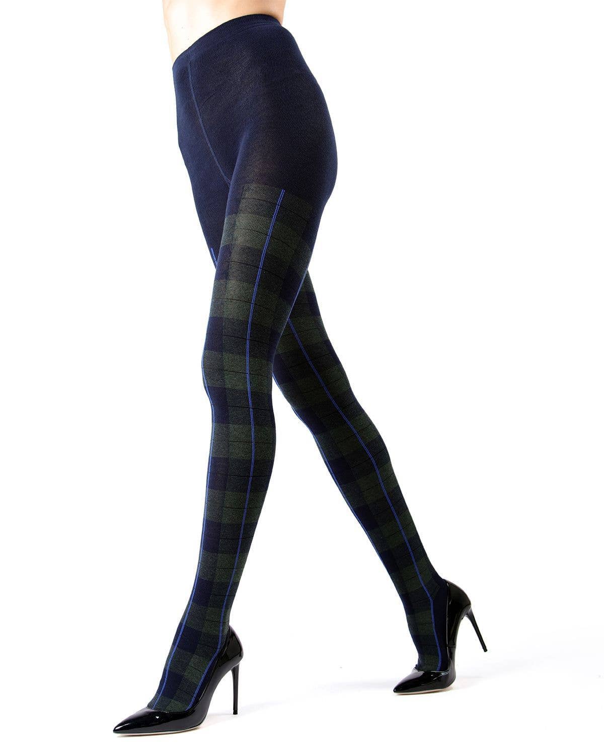 Infinity Classics International Inc. - Wholesale Tights - Women's - MeMoi Glasgow Plaid Sweater Tights9
