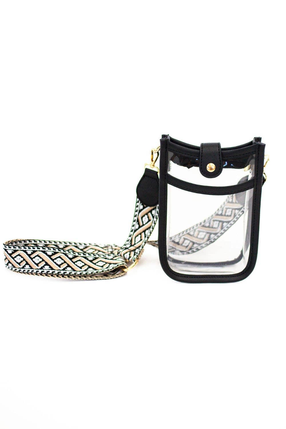 modern and chic - Wholesale Crossbody Bag - Women's - Logan Clear Crossbody Stadium Concert Bag0