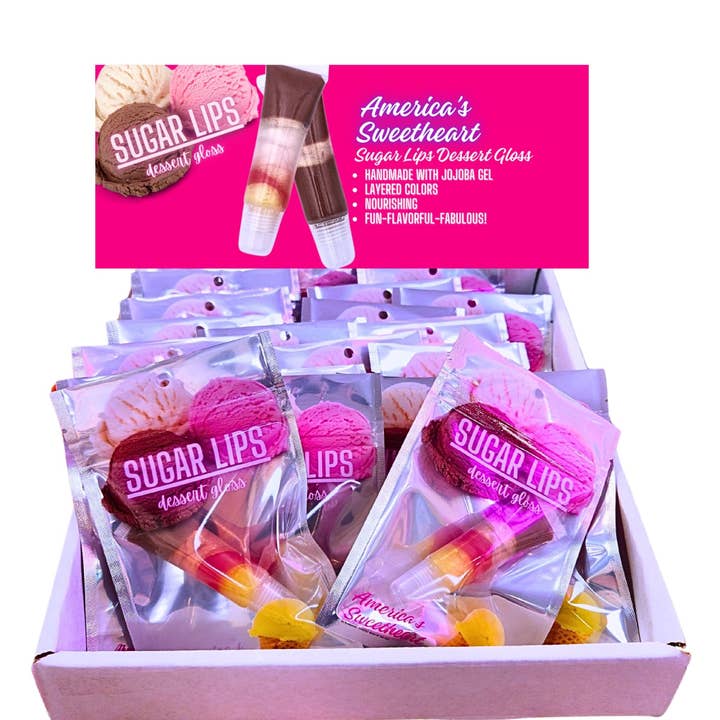 garb2ART - Wholesale Lip Gloss - Sugar Lips Dessert Lipgloss | Cookies and Cream