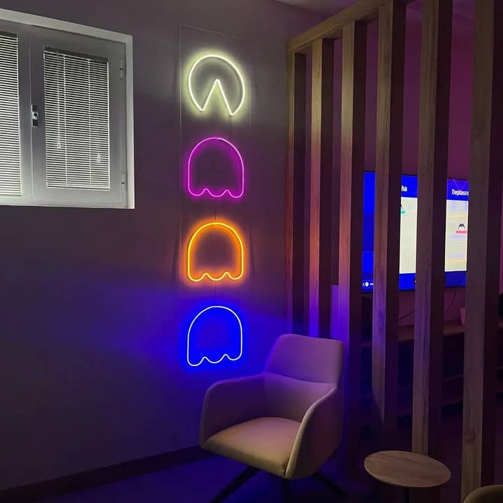 Letrero de neón PAC Man para venta al por mayor de Aoos Custom