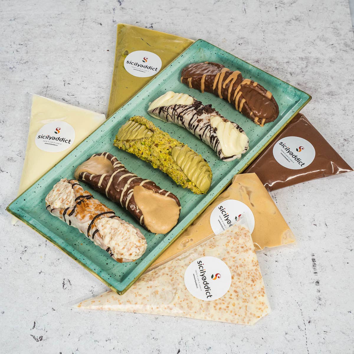 Sicilyaddict – wholesale Chokladtäckta godisar – kit sicilianska cannoli upplevelse0