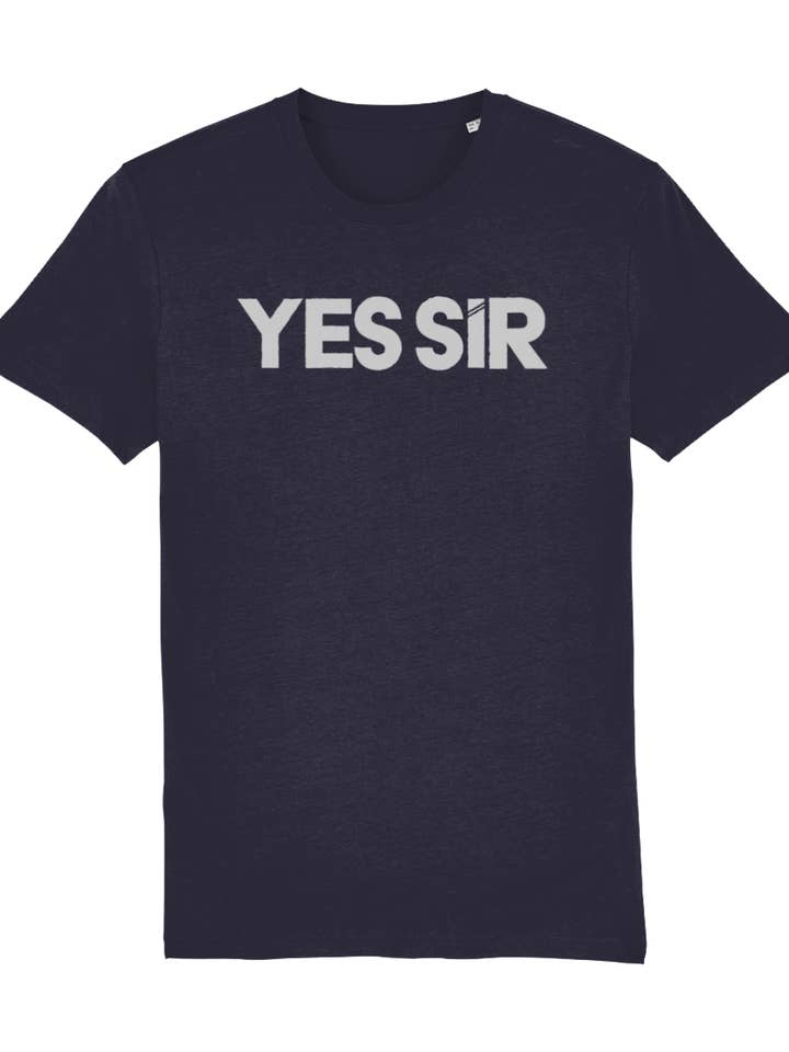 Yes Sir T-Shirt aus Bio-Baumwolle für den Großhandel von Unapologaytic