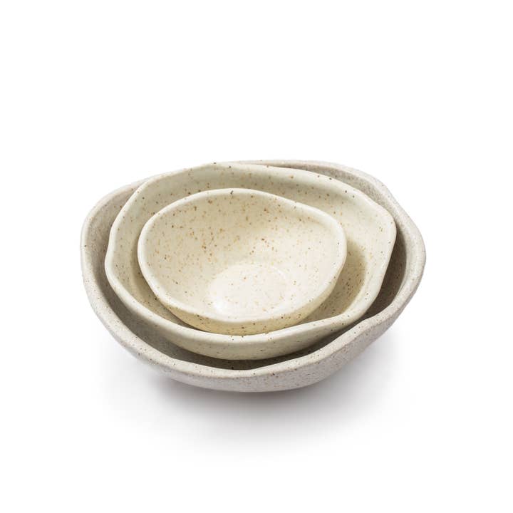 Sugarboo & Co - Wholesale Decorative Plate/Dish/Bowl - Large Speckled Ceramic Side Dish